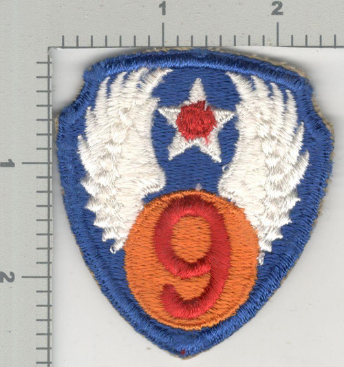 WW 2 US Army Air Force 9th Air Force Patch Inv# K4267