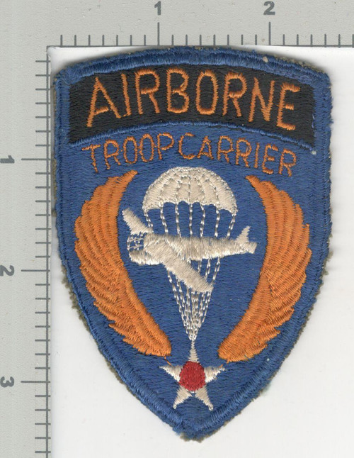 WW 2 US Army Airborne Troop Carrier Patch C-47 Type Aircraft Inv# K4283