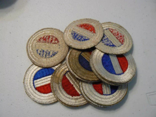 One WW 2 US Army GHQ Reserve Ribbed Weaved Patch