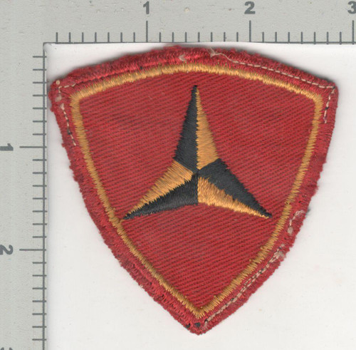 WW 2 USMC 3rd Marine Division Twill Patch Inv# K4768