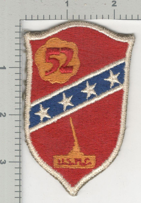 WW 2 USMC 52nd Defense Battalion Patch Inv# K4818