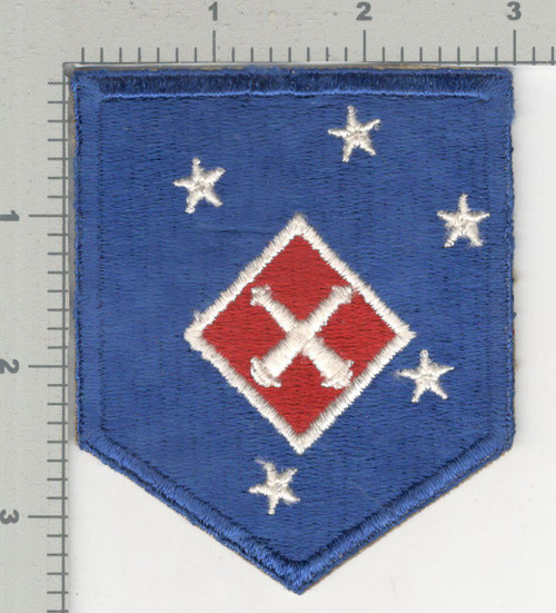 WW 2 USMC 1st MAC Artillery Battalion Patch Inv# K4849 Thick Diamond Variation