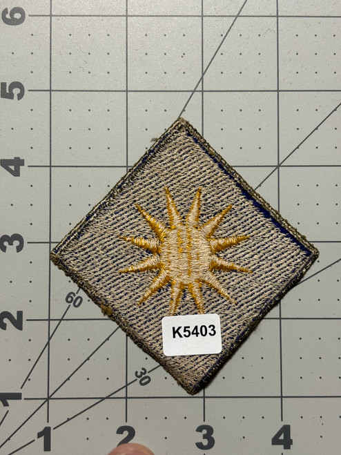 German Made US Army 40th Infantry Division OD Border Patch Inv# K5403