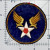 WW2 US Army Air Force Bullion Velvet Patch Inv# K8152