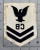 WW 2 US Navy Petty Officer 2nd Class Construction Battalion Rate Inv# K8278