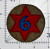 WW 1 AEF 6th Division Patch Inv# K8713