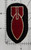 WW 2 US Army Bomb Disposal White Outlined Bomb Patch Inv# K9031