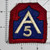 Off Uniform WW 2 US Army 5th Army Patch Inv# K9113