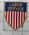 US Occupation of Germany Labor Service German Made Bevo Patch Inv# K9235