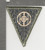 WW 2 US Army 83rd Infantry Division Ribbed Weave OD Border Patch Inv# K2779