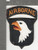 WW 2 US Army 101st Airborne Division Patch Attached Tab Inv# K1007