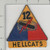 German Made Bullion 12th armored Division Hellcats Patch Inv# K3168