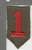 Pre WW 2 US Army 1st Infantry Division Gabardine Patch Inv# K0119