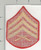 1945 Jeanette Sweet Collection Patch #555 USMC Female Sergeant Chevron