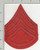 1945 Jeanette Sweet Collection Patch #561 USMC Platoon Sergeant Chevron