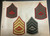 1945 Jeanette Sweet Collection Patch #567 USMC Gunnery Sergeant Chevron