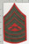 1945 Jeanette Sweet Collection Patch #573 USMC Master Sergeant Chevron