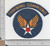 WW 2 US Army Air Force Training Command Wool Patch & Tab Inv# N685