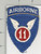 WW 2 US Army 11th Airborne Patch & Attached Short Tab Inv# K4351