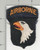 Off Uniform WW2 US Army 101st Airborne Dark Blue Insert Patch Tab Inv# K4498