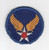 WW 2 US Army Force Twill Cap 2" Patch Inv# M596