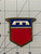 WW 2 US Army 76th Infantry Division Silver Crossbar Greenback Patch Inv# K5676