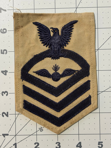US Navy 3rd Class Petty Officer Musician Rate Patch Inv# W035
