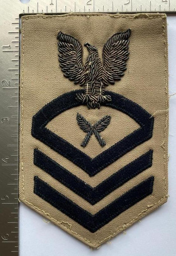 US Navy 3rd Class Petty Officer Musician Rate Patch Inv# W035