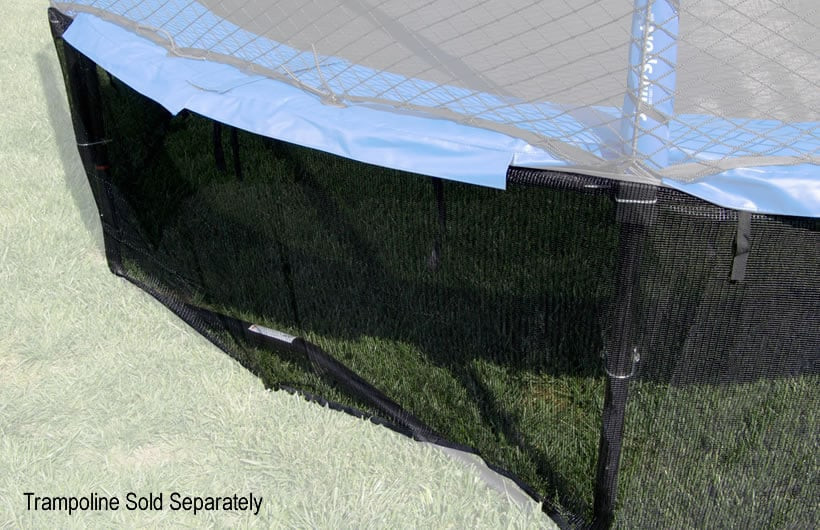 Black Mesh Trampoline Safety Skirt
