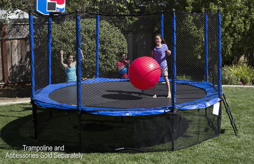Black Mesh Trampoline Safety Skirt