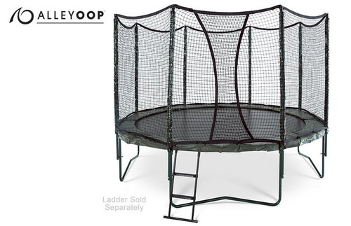 Clearance AlleyOOP 12' Extreme Trampoline with Enclosure | Octagon Kit & Training Bag