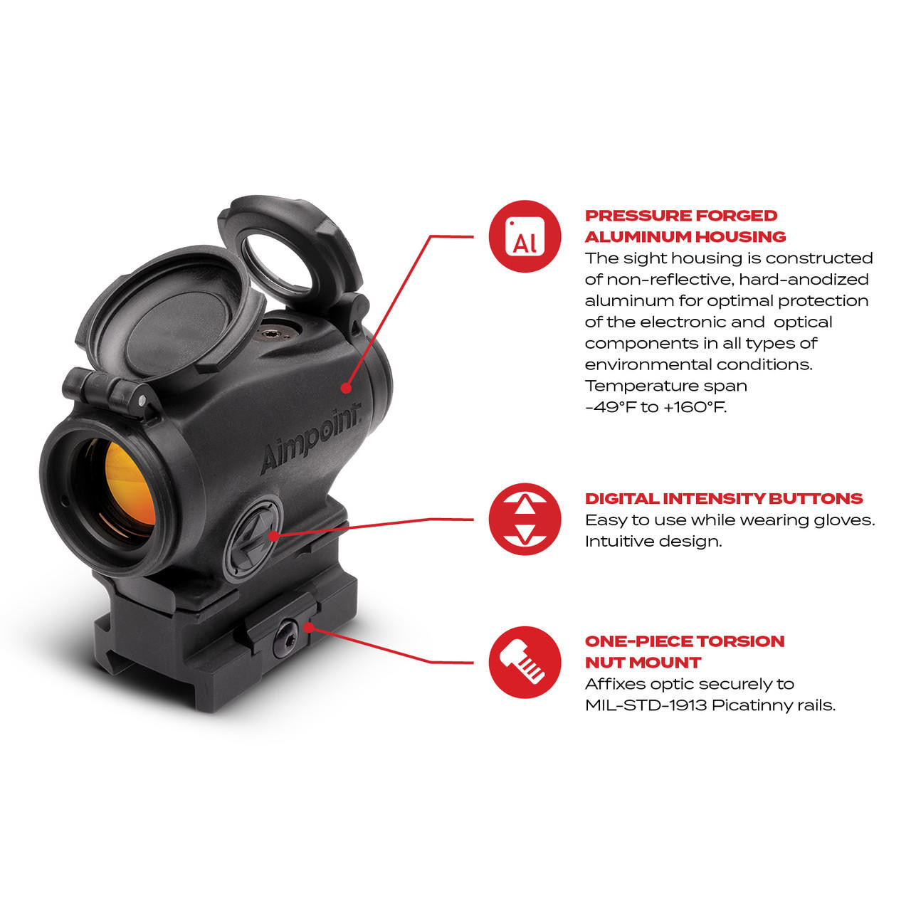 Aimpoint® US Store - Duty RDS® Red Dot Sight - One Piece Mount