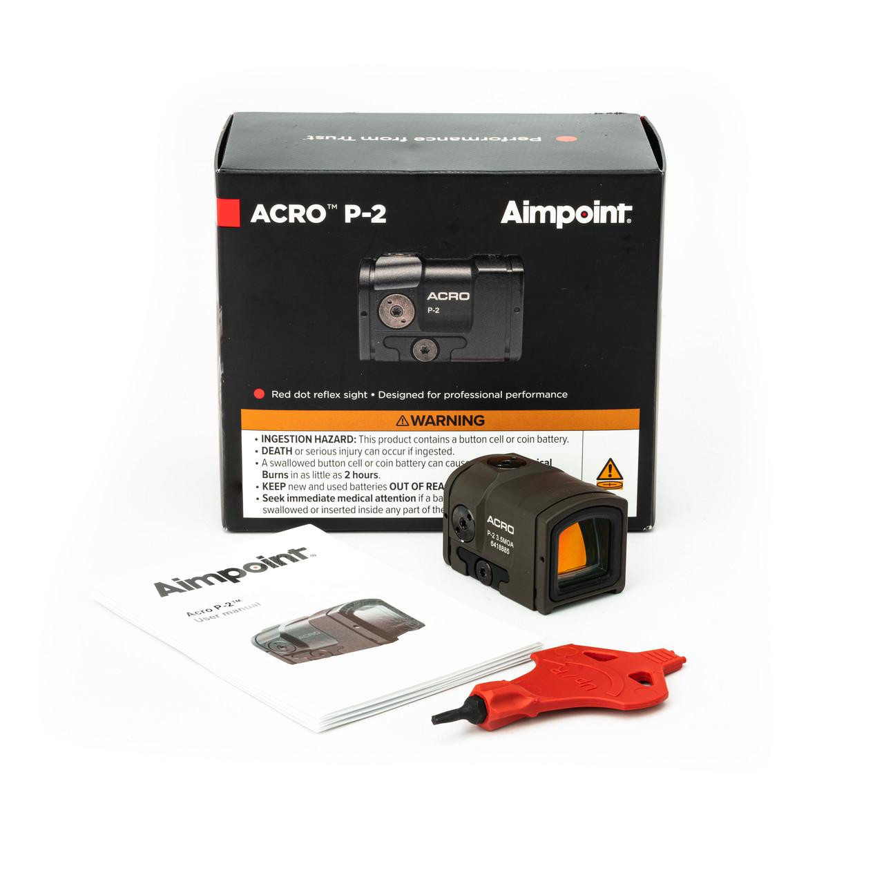 Aimpoint® US Store - Acro® P-2 OD Green 3.5 MOA