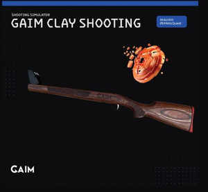  GAIM Clay Shooting Simulator - Virtual Reality Marksman & Clay Training System 