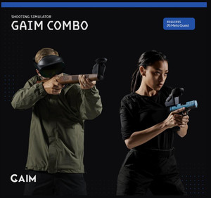  GAIM Combo Simulator - Complete Virtual Reality Firearms & Marksmanship Training System 