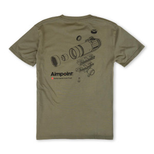  Aimpoint® CompM4 Schematic T-Shirt - Faded Olive 