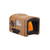 ACRO® P-2 Coyote Brown Engraved Red Dot Sight - right angle front