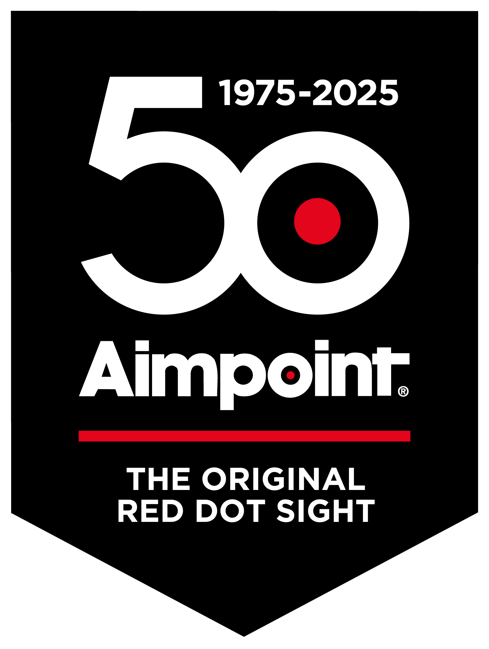 Aimpoint 50 Years Logo