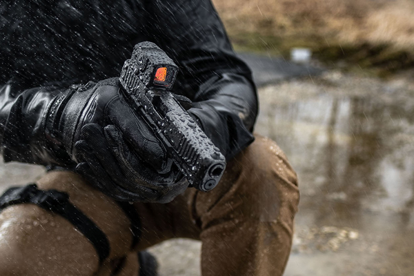 Aimpoint ACRO mounted on a pistol