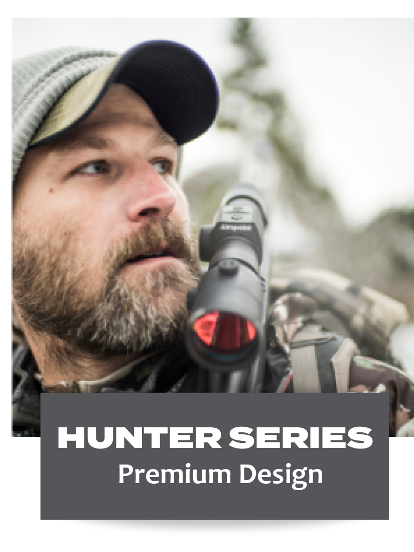 Hunter series sight mounted