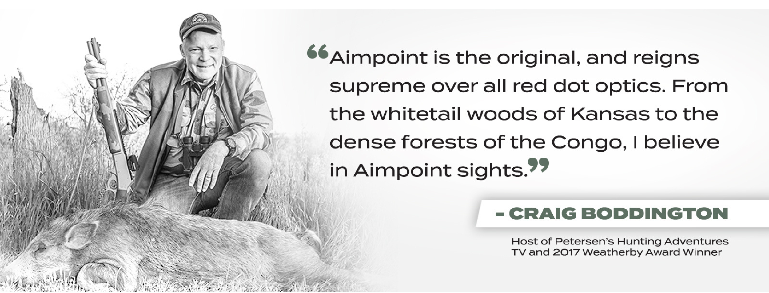 Aimpoint is the original red dot optic