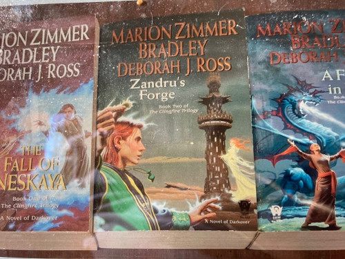 The Clingfire Trilogy: The Fall of Neskaya/ Zandru's Forge/ A Flame in Hali (A Novel of Darkover) 1-3 Paperback Marion Zimmer Bradley and Debora