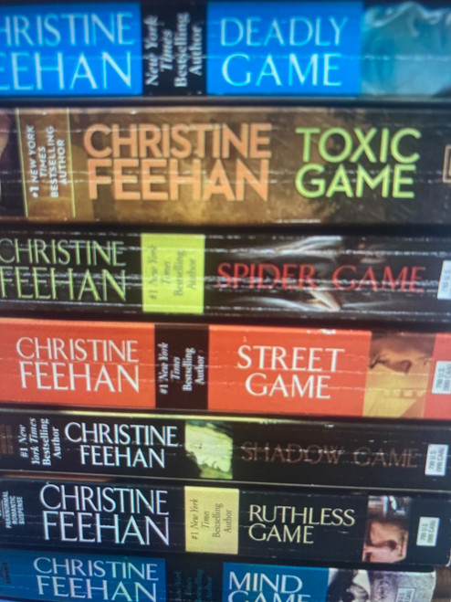 Christine Feehan Complete Ghostwalker Series 1-10 : Shadow Game/mind Game/night Game/conspiracy Game/deadly Game/predatory Game/murder Game/street Game/ruthless Game /Samurai Game (Set of 10 Books) Pa