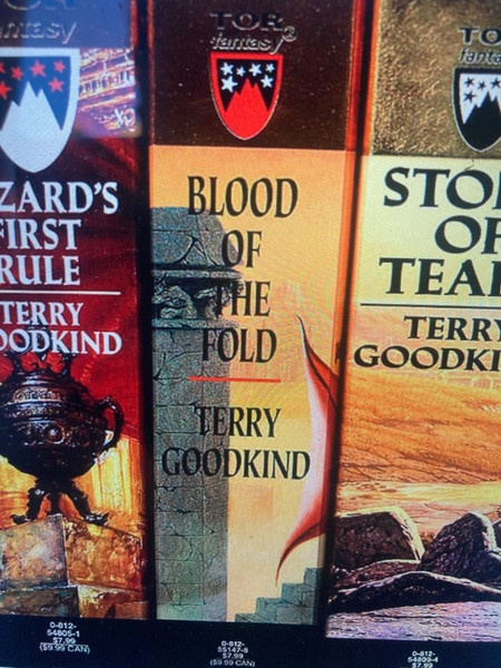 Terry Goodkind 3 Book Set Sword of Truth Books 1-3 Wizard's First Rule,Blood of the Fold Stone of Tears