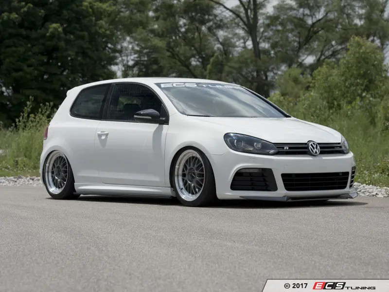 ECS Tuning Side Skirt Extension Set Gloss Black Fibreglass - Golf 6 R ...
