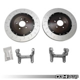 034 Motorsport - 2-Piece Floating Rear Brake Rotor 370mm Upgrade for B9/B9.5 Audi A4/S4, A5/S5, Q5/SQ5