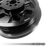 034Motorsport  3.0 TFSI Supercharger 190mm Crank Pulley Upgrade, B8/B8.5 Audi S4/S5/Q5/SQ5 & C7 Audi A6/A7