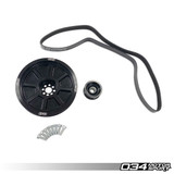 034Motorsport Dual Pulley Hardware Kit, 190mm, Audi B8 S4/S5/Q5/SQ5, C7 A6/A7, D4 A8 3.0 Tfsi