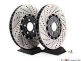 ECS Tuning - 2-Piece Front Drilled & Slotted 334mm Brake Discs