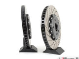 ECS Tuning - 340x30mm Front Cross-Drilled & Slotted 2-Piece Brake Discs